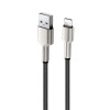 Colorway USB - Apple Lightning (head metal) 2.4А 1м чорний CW-CBUL046-BK фото №2