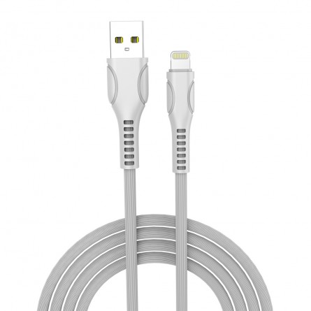 Colorway USB - Apple Lightning (line-drawing) 2.4А 1м білий CW-CBUL027-WH фото №3