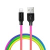 Colorway USB - Apple Lightning (multicolor) 2.4А 1м CW-CBUL016-MC фото №2