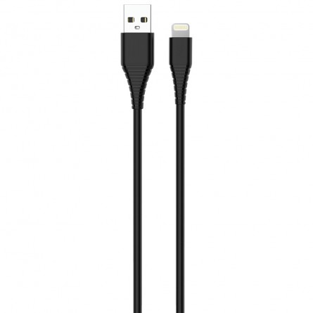 Colorway USB - Apple Lightning (PVC) 2.4А 1м чорний CW-CBUL024-BK фото №3