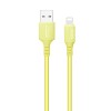 Colorway USB - Apple Lightning (soft silicone) 2.4А 1м жовтий CW-CBUL043-Y фото №2