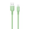 Colorway USB - Apple Lightning (soft silicone) 2.4А 1м зелений CW-CBUL042-GR фото №2