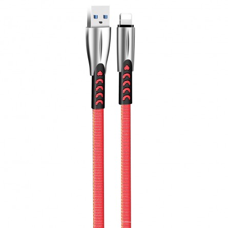 Colorway USB - Apple Lightning (zinc alloy) 2.4А 1м червоний CW-CBUL010-RD фото №3
