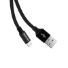 Colorway USB - Apple Lightning 2.4А 25см чорний CW-CBUL048-BK фото №3