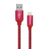 Colorway USB - Apple Lightning 2.4А 2м червоний CW-CBUL007-RD фото №2