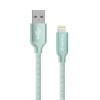 Colorway USB - Apple Lightning 2.4А 2м м'ятний CW-CBUL007-MT фото №2