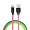 Colorway USB - MicroUSB (multicolor) 2.4А 1м CW-CBUM017-MC фото №2