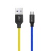 Colorway USB - MicroUSB (national) 2.4А 1м жовтий з синім CW-CBUM052-BLY фото №2