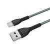 Colorway USB - Type-C (braided cloth) 3А 1м сірий CW-CBUC041-GR фото №8