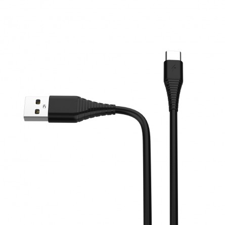 Colorway USB - Type-C (PVC) 2.4А 1м чорний CW-CBUC026-BK фото №4