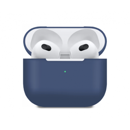 Чехол для навушників MAKE Apple AirPods 3 Silicone Blue (MCL-AA3BL)