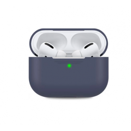 Чехол для навушників MakeFuture Apple AirPods Pro Silicone Blue (MCL-AAPBL)