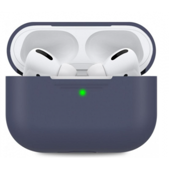 Изображение Чехол для навушників MAKE Apple AirPods Pro Silicone Blue (MCL-AAPBL)
