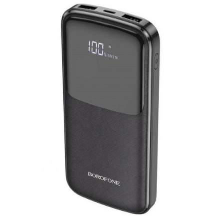 Мобільна батарея Borofone BJ17 Oceanic digital 10000mAh Black