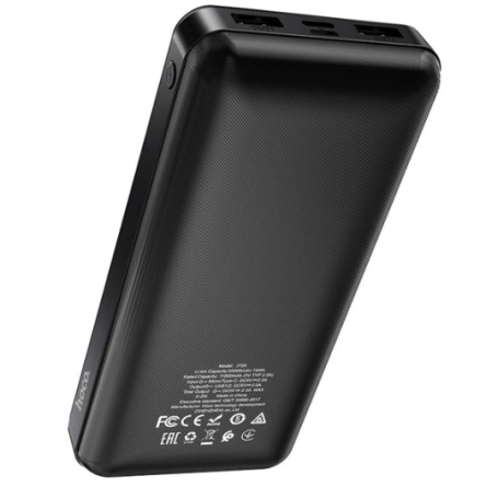 Мобільна батарея Hoco J72A Easy travel (20000mAh) Black фото №3