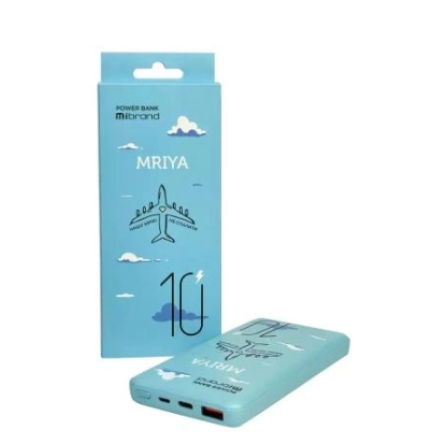 Мобільна батарея Mibrand Mriya 10000mAh 20W Blue фото №5