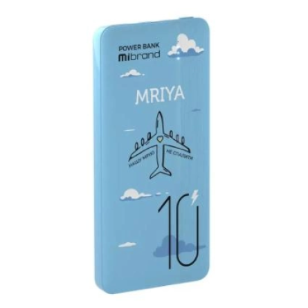 Мобільна батарея Mibrand Mriya 10000mAh 20W Blue фото №3