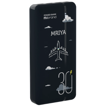Мобільна батарея Mibrand Mriya 30000mAh 20W Black фото №2