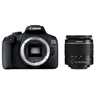 Зображення Цифрова фотокамера Canon EOS 2000D BK 18-55 DCIII (2728C007AA)