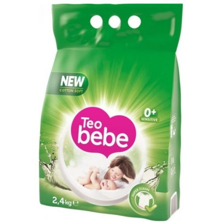 Порошок для стирки Teo bebe Cotton Soft Sensitive Green 2.4 кг (3800024020629) фото №2