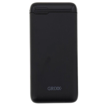 Зображення Мобільна батарея Grixx 20000 mA, Black (GREXTBP20PDB02)