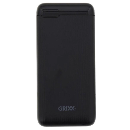 Мобільна батарея Grixx 20000 mA, Black (GREXTBP20PDB02)