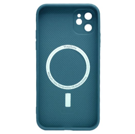 Чехол для телефона Aurora Glass Case for iPhone 11 with MagSafe Navy Blue фото №3