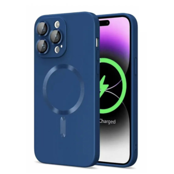 Зображення Чохол для телефона Cosmic Frame MagSafe Color for Apple iPhone 14 Pro Navy Blue