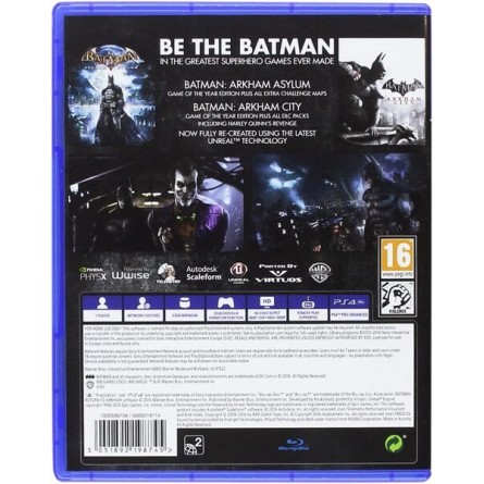 Диск GamesSoftware PS4 Batman: Return to Arkham, BD диск фото №2