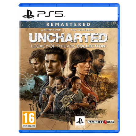 Диск GamesSoftware PS5 Uncharted: Legacy of Thieves Collection, BD диск