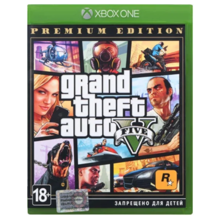 Диск GamesSoftware Xbox One Grand Theft Auto V Premium Edition, BD диск