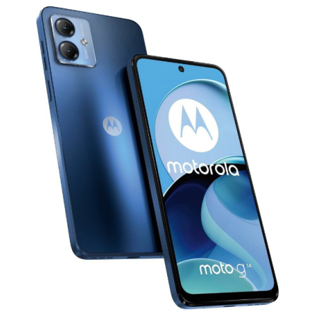 Смартфон Motorola G14 4/128GB Dual Sim Sky Blue (PAYF0027RS) фото №5