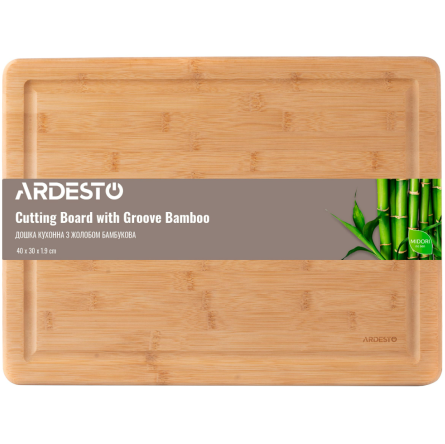 Дошка кухонна Ardesto Midori 40x30x1.9 см (AR1440BG)
