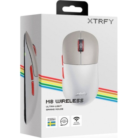 Комп'ютерна миша Xtrfy M8, WL/USB-A, RGB (M8W-RGB-RETRO) фото №8