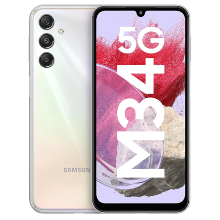 Смартфон Samsung SM-M346B (Galaxy M34 5G 8/128GB) Prism Silver