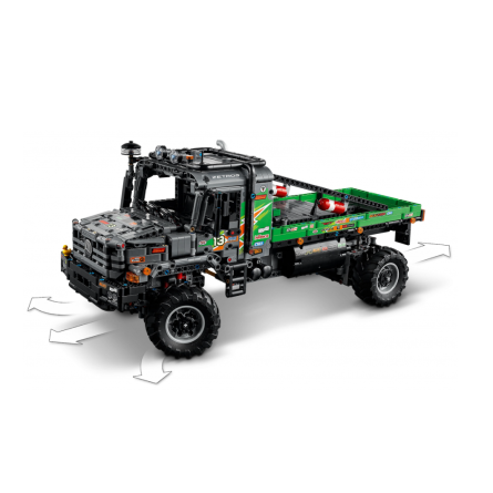 Конструктор Lego Technic Повнопривідна вантажівка для випробувань Mercedes-Benz Zetros фото №6