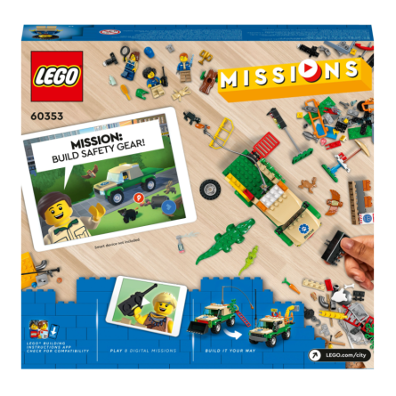 Конструктор Lego City Missions Місії порятунку диких тварин фото №4
