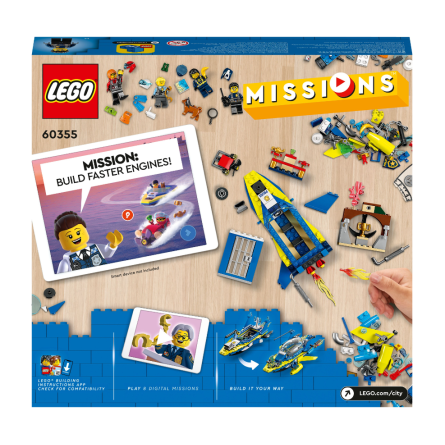 Конструктор Lego City Missions Детективні місії водної поліції фото №4