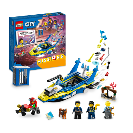 Конструктор Lego City Missions Детективні місії водної поліції фото №3