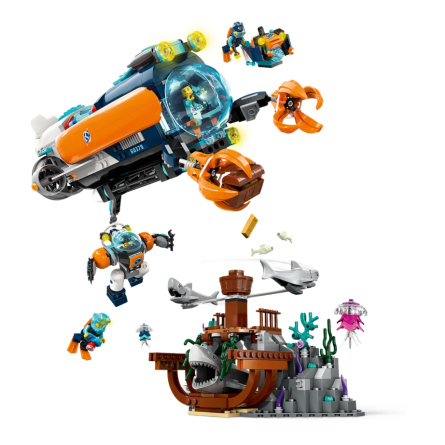 Конструктор Lego City Глибоководний дослідницький підводний човен фото №6