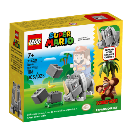 Конструктор Lego Super Mario Носоріг Рамбі. Додатковий набір