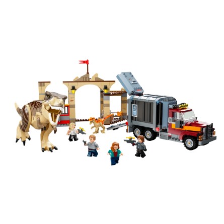 Конструктор Lego Jurassic World Втеча атроцираптора та тиранозавра фото №2