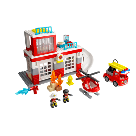Конструктор Lego DUPLO Пожежна частина та гвинтокрил фото №2