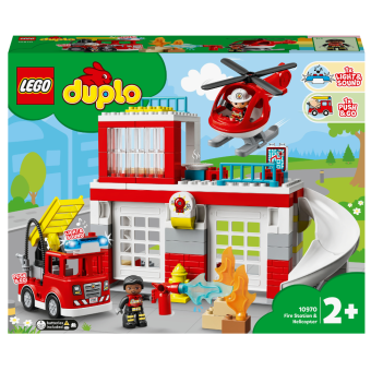 Зображення Конструктор Lego DUPLO Пожежна частина та гвинтокрил