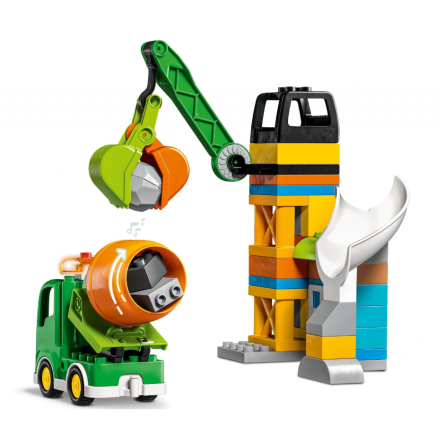 Конструктор Lego DUPLO Town Будівельний майданчик фото №2