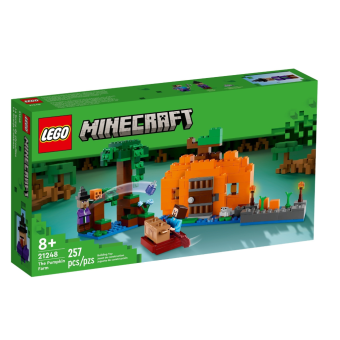 Зображення Конструктор Lego Minecraft Гарбузова ферма