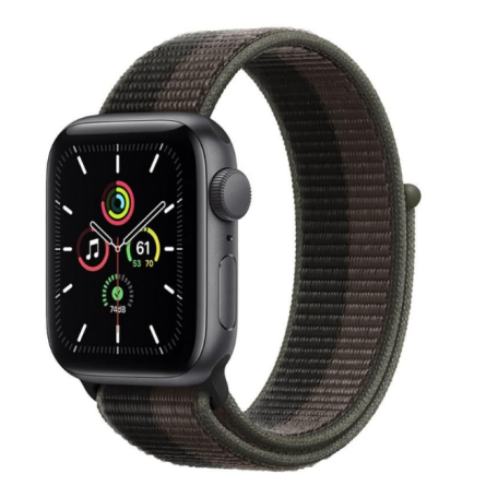Смарт-часы Apple Watch SE GPS 40mm Space Gray Aluminium/Tornado/Gray Sport Loop (MKQR3) фото №2