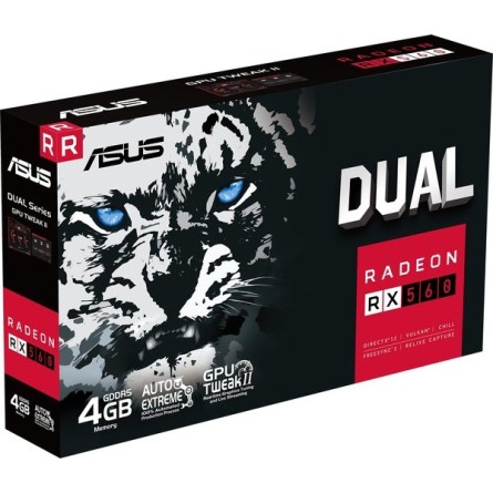 Відеокарта Asus Radeon RX 560 4GB DDR5 DUAL DUAL-RX560-4G фото №2