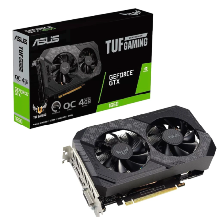 Відеокарта Asus GeForce GTX 1650 4GB GDDR6 TUF GAMING OC TUF-GTX1650-O4GD6-GAMING