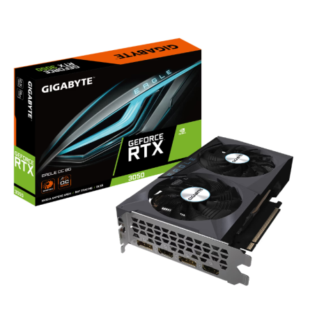 Відеокарта GigaByte GeForce RTX3050 8GB GDDR6 EAGLE OC